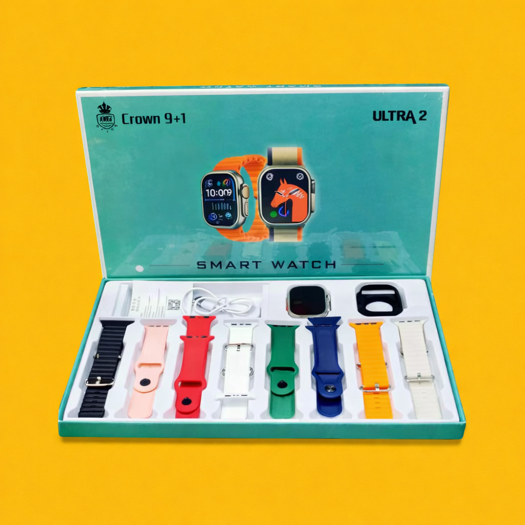 Ultra 2 Smart Watch Crown 9+1 with free cover