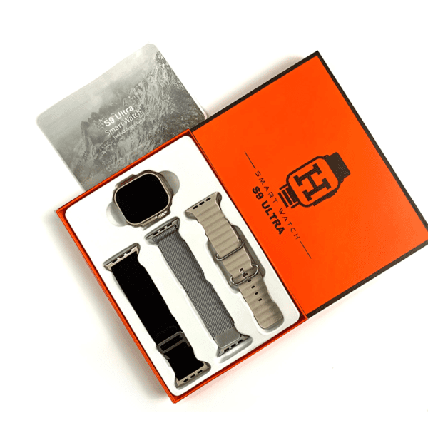 S9 Ultra Smart Watch with 3 Straps