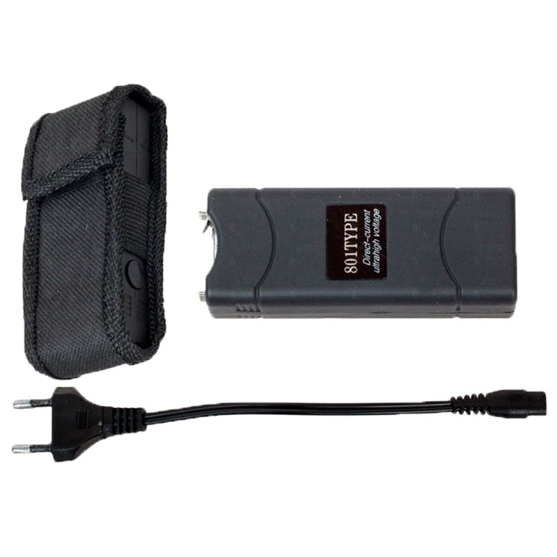 SELF DEFENCE TAESER FLASHLIGHT HIGH VOLTAGE CURRENT TW-801