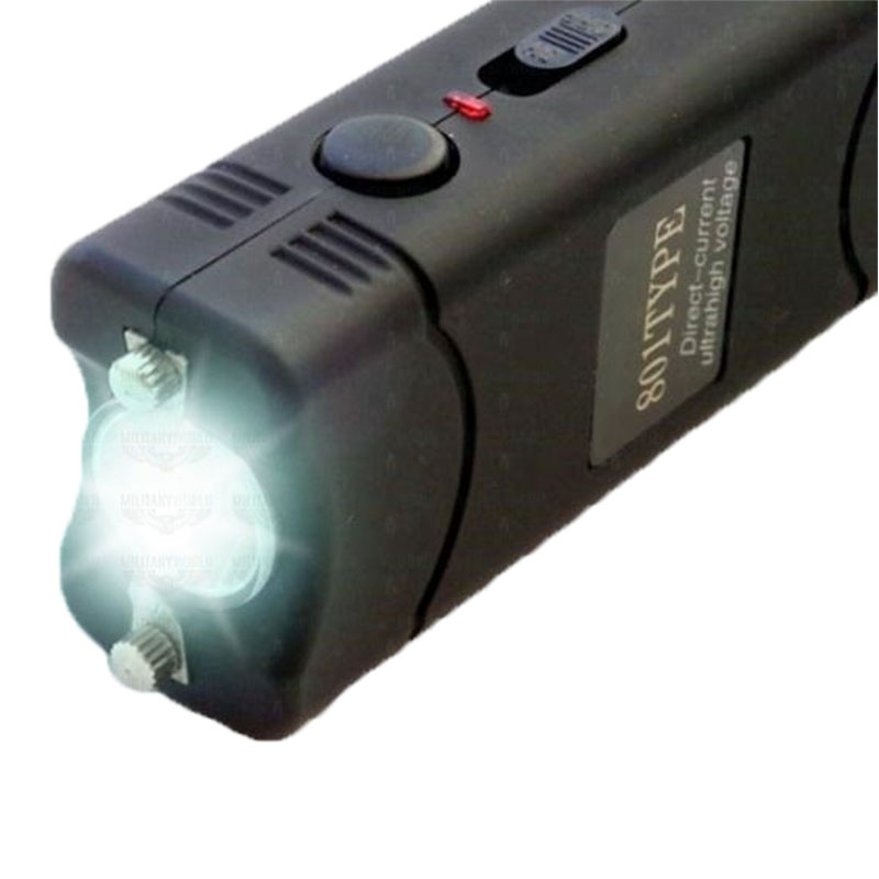 SELF DEFENCE TAESER FLASHLIGHT HIGH VOLTAGE CURRENT TW-801