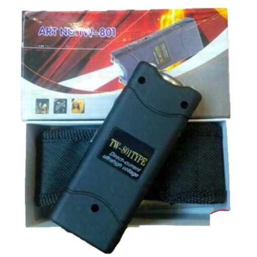 SELF DEFENCE TAESER FLASHLIGHT HIGH VOLTAGE CURRENT TW-801