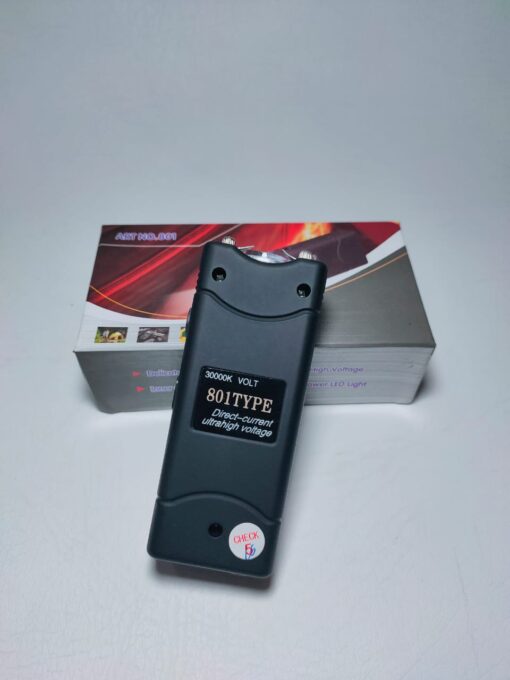 SELF DEFENCE TAESER FLASHLIGHT HIGH VOLTAGE CURRENT TW-801