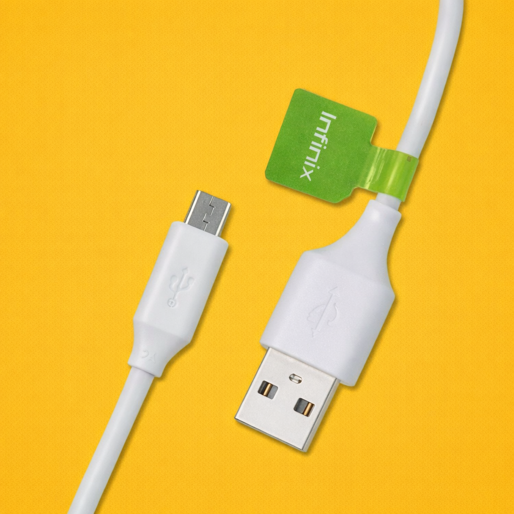 pack of 3 Infinix Original Data Cable Micro USB High-Speed USB Cable