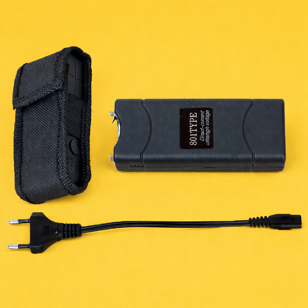 SELF DEFENCE TAESER FLASHLIGHT HIGH VOLTAGE CURRENT TW-801