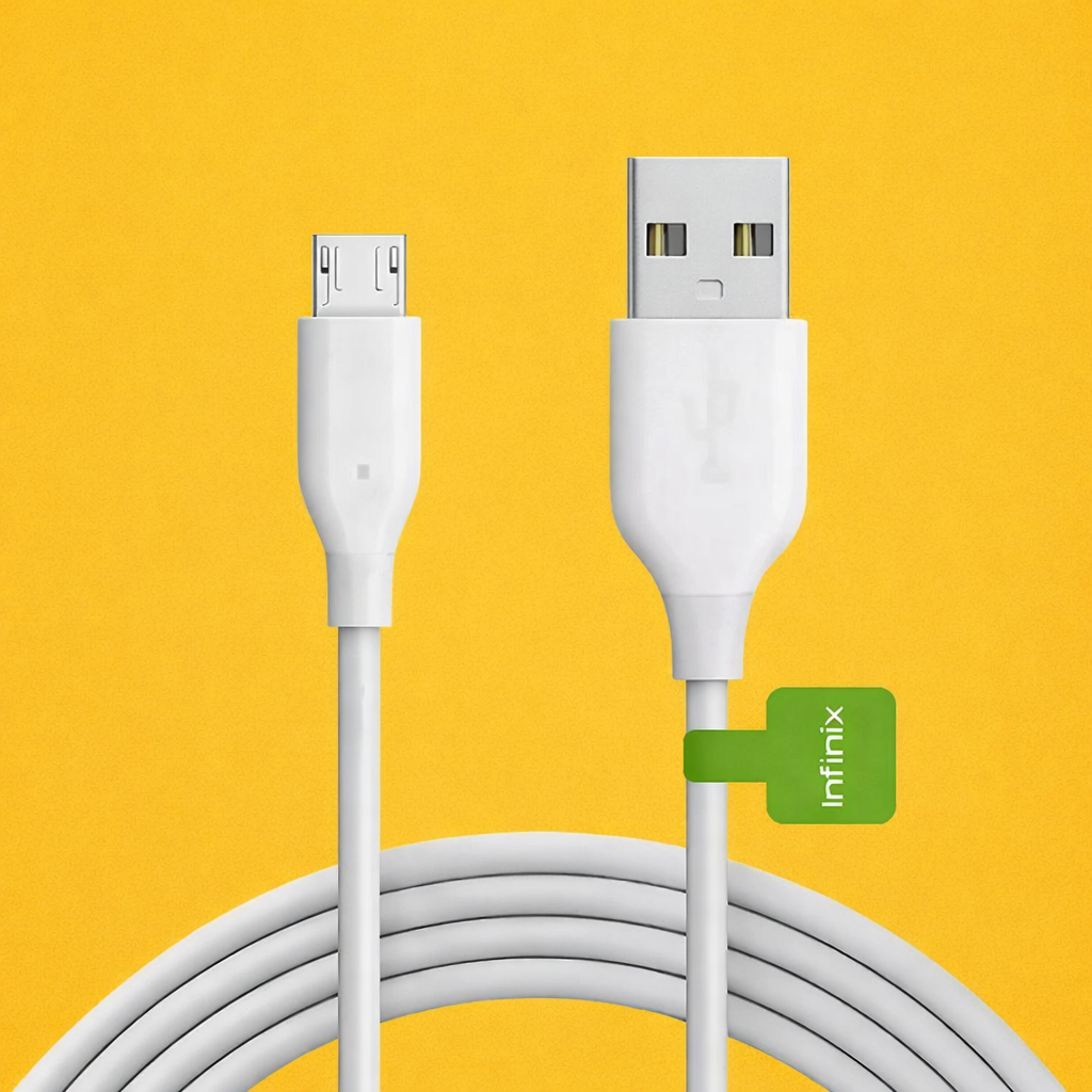 pack of 3 Infinix Original Data Cable Micro USB High-Speed USB Cable