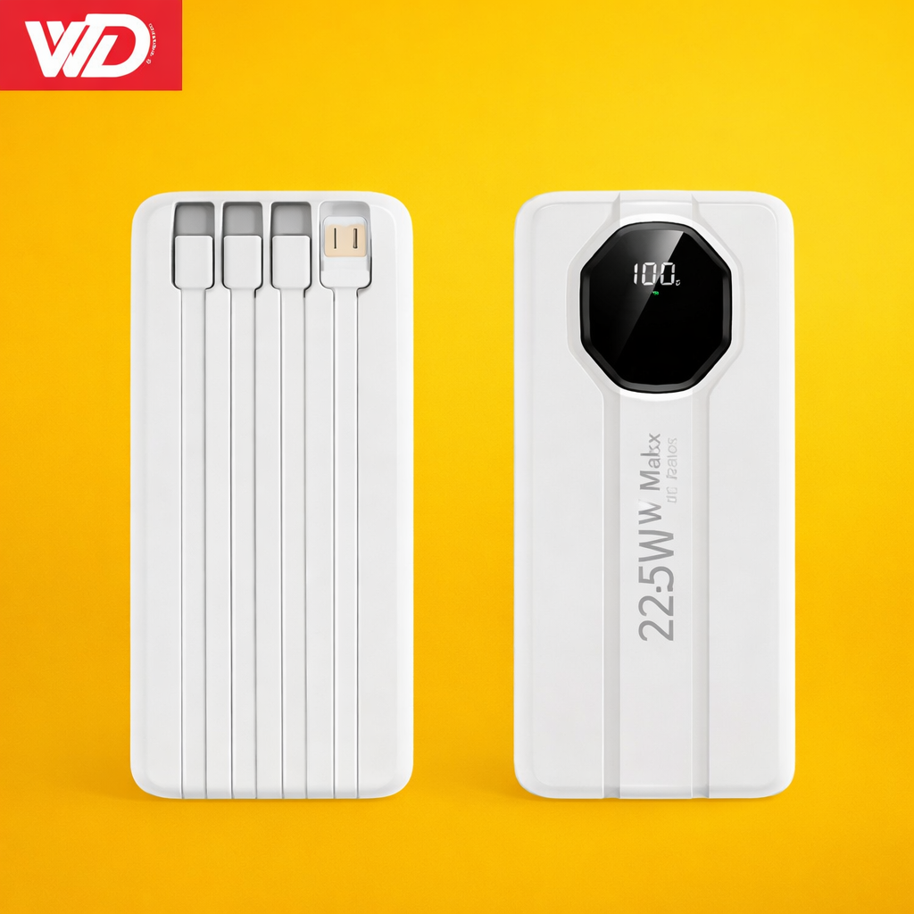 30000mAh Super Power Bank – Ultra Fast Charge Long-Lasting Portable Charger